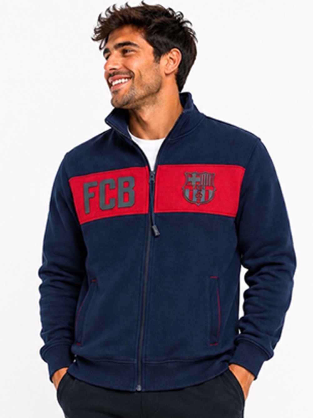 FCB Barcelona Soccer Zip-Up Jacket